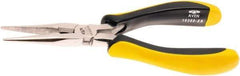 Aven - 6-1/2" OAL, 25/32" Jaw Length x 1-1/2" Jaw Width, Long Nose Side Cutting Multipurpose Pliers - Serrated Jaw, Pliers Head, Ergonomic Comfort Handles - All Tool & Supply