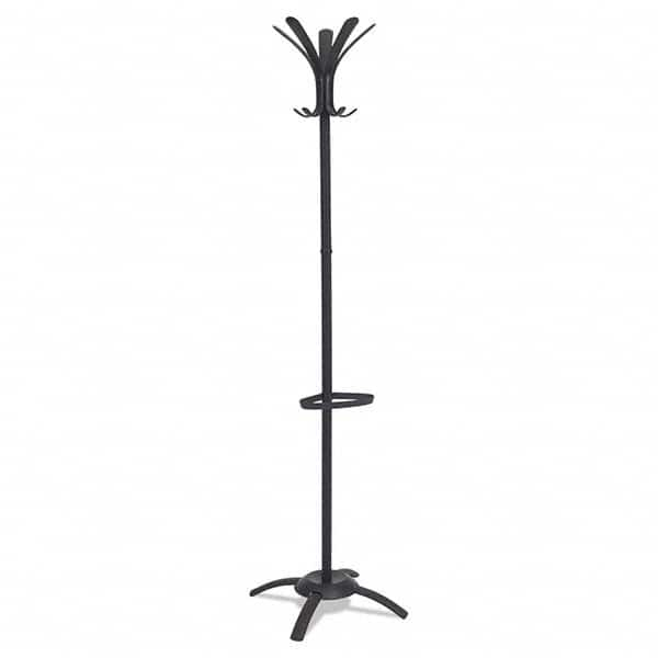 Alba - Coat Racks, Hooks & Shelving Type: Floor Rack Number of Hooks: 10 - All Tool & Supply