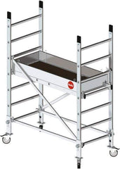 Hailo - Base Section Narrow Span Scaffolding - 5 Ft. Long, 441 Lbs. per Sq. Ft. Duty Rating - All Tool & Supply