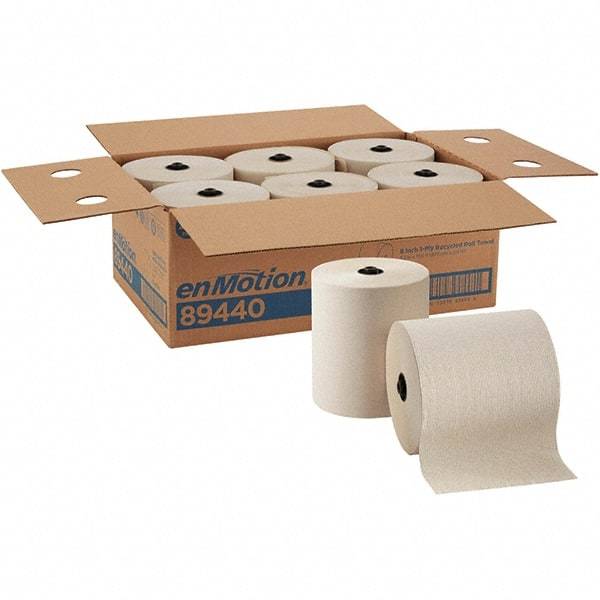 Georgia Pacific - Hard Roll of 1 Ply Brown Paper Towels - 8-1/4" Wide, 700' Roll Length - All Tool & Supply