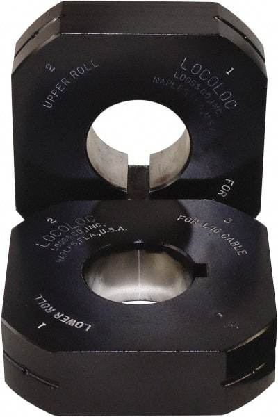 Loos & Co. - 1/8" Ball Terminal Roll Die - Metal/Black - All Tool & Supply