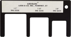 Loos & Co. - 3/8 to 1/2 Inch Range, Wire and Sheet Metal Gage - Use with Cable Sleeve Swaging - All Tool & Supply