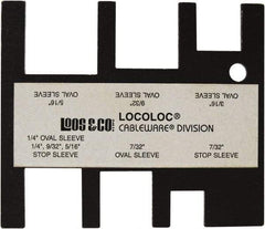 Loos & Co. - 7/32 to 5/16 Inch Range, Wire and Sheet Metal Gage - Use with Cable Sleeve Swaging - All Tool & Supply