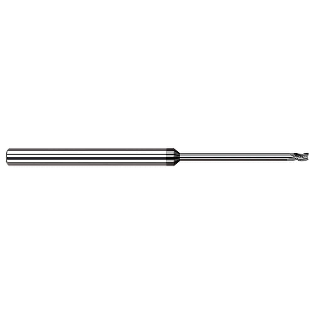 Harvey Tool - Square End Mills Mill Diameter (Decimal Inch): 0.0250 Length of Cut (Decimal Inch): 0.0370 - All Tool & Supply