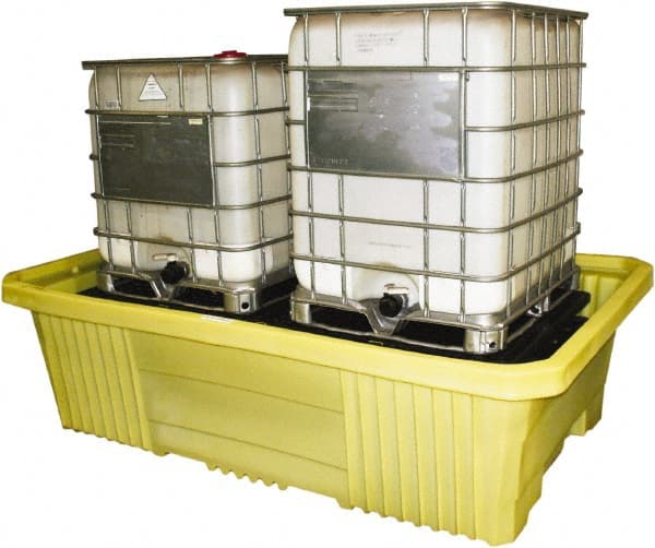 Enpac - IBC Sumps, Platforms & Decks Type: IBC Pallet w/Drain Number of Totes: 2 - All Tool & Supply