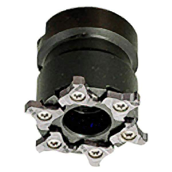 Iscar - Shell Mount B Connection, 0.0472" Cutting Width, 80mm Cutter Diam, 1-1/16" Hole Diam, 11 Tooth Indexable Slotting Cutter - TRIB-SM Toolholder, TRI Insert - All Tool & Supply