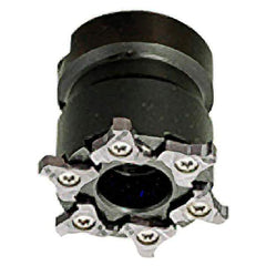 Iscar - Shell Mount B Connection, 0.256" Cutting Width, 50mm Cutter Diam, 22mm Hole Diam, 6 Tooth Indexable Slotting Cutter - TRIB-SM Toolholder, TRI Insert, Right Hand Cutting Direction - All Tool & Supply