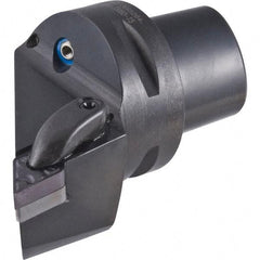 Iscar - Right Hand Cut, Size HSK A63, WN.. Insert Compatiblity, Internal or External Modular Turning & Profiling Cutting Unit Head - 35mm Ctr to Cutting Edge, 110mm Head Length, Through Coolant, Series Multi-Wedge - All Tool & Supply