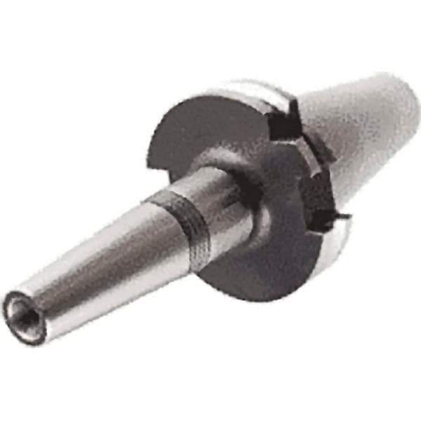 Iscar - 3mm Hole Diam, DIN69871-40 Taper Shank Shrink Fit Tool Holder & Adapter - 104.1mm Projection, 10mm Nose Diam, 16mm Clamping Depth, 25,000 RPM, Through Coolant - Exact Industrial Supply