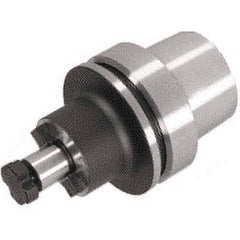 Iscar - HSK40E Taper Shank 22mm Pilot Diam Shell Mill Holder - 50mm Flange to Nose End Projection, 47mm Nose Diam, Through-Spindle Coolant - Exact Industrial Supply