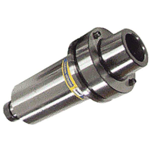 Iscar - HSK63FM Taper Shank 1" Pilot Diam Shell Mill Holder - 2-3/8" Flange to Nose End Projection, 2.079" Nose Diam, Through-Spindle Coolant - Exact Industrial Supply