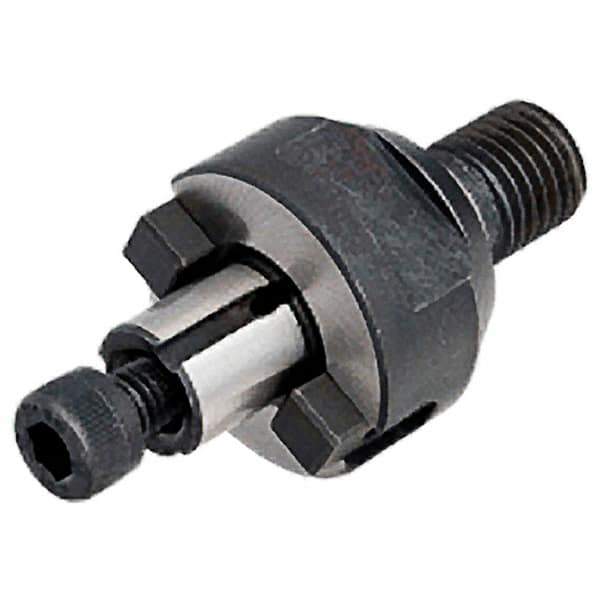 Iscar - M16 Modular Connection 1/2" Pilot Diam Shell Mill Holder - 0.929" Flange to Nose End Projection, 1.378" Nose Diam, Through-Spindle Coolant - Exact Industrial Supply