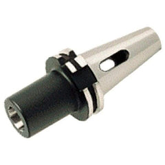 Iscar - DIN69871-50 Outside Taper, 2MT Inside Taper, DIN69871 to Morse Taper Adapter - 60mm Projection, 32mm Nose Diam, 0.0002" TIR - Exact Industrial Supply