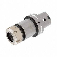 Iscar - 1mm to 16mm Capacity, 60mm Projection, Modular Connection, ER25 Collet Chuck - 0.0001" TIR, Through-Spindle - Exact Industrial Supply