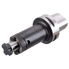 Iscar - C6 Modular Connection 27mm Pilot Diam Shell Mill Holder - 100mm Flange to Nose End Projection, 48mm Nose Diam - Exact Industrial Supply