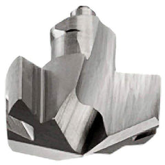 Iscar - Series ICM, 32mm Diam Grade IC908 Replaceable Drill Tip - Carbide, TiAlN/TiN Finish, 32 Seat Size - All Tool & Supply