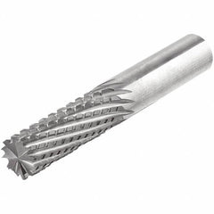 Iscar - 10mm Diam, End Mill End, Solid Carbide Diamond Pattern Router Bit - Right Hand Cut, 2-53/64" OAL, Use on Composite - All Tool & Supply