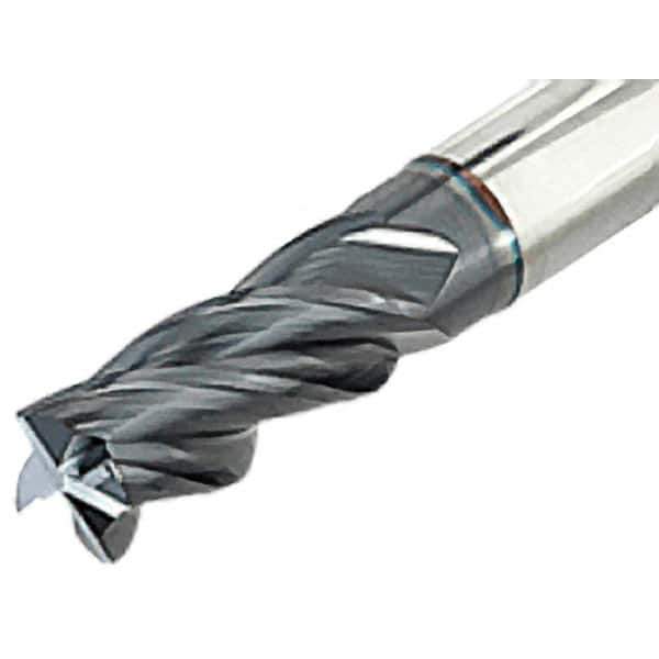 Iscar - 0.312", 4 Flute, Single End, Solid Carbide, 0.015" Corner Radius End Mill - 2-1/2" OAL, Right Hand Flute, 5/8" LOC, Right Hand Cut - All Tool & Supply