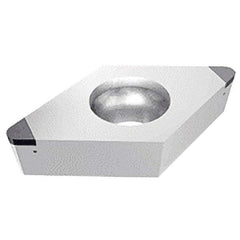 Iscar - DCMW3-2 M2 Grade IB10H CBN Turning Insert - Uncoated, 55° Diamond, 3/8" Inscr Circle, 5/32" Thick, 1/32" Corner Radius - All Tool & Supply