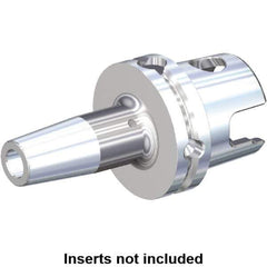 Kennametal - 5/16" Hole Diam, KM80ATC Modular Connection Shrink Fit Tool Holder & Adapter - 3.347" Projection, 0.83" Nose Diam, 1.02" Clamping Depth, 15,000 RPM, Through Coolant - Exact Industrial Supply