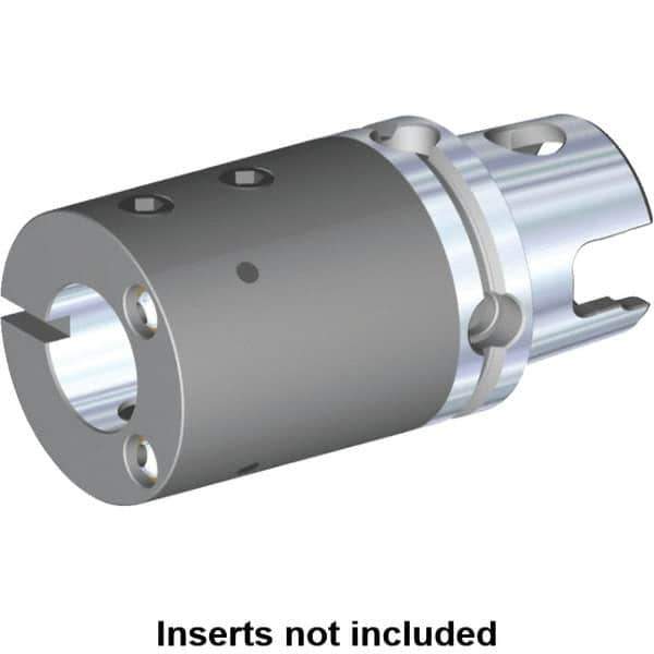 Kennametal - 10mm Bore Diam, 40mm Body Diam x 60mm Body Length, Boring Bar Holder & Adapter - 0.1575" Screw Thread Lock, 48mm Bore Depth, Internal & External Coolant - Exact Industrial Supply