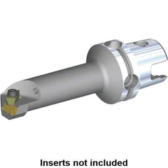 Kennametal - Insert Style NG 3R, 70mm Head Length, Left Hand Cut, Internal Modular Threading Cutting Unit Head - System Size KM40TS, 17mm Center to Cutting Edge, Series Top Notch - All Tool & Supply