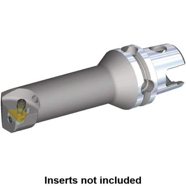 Kennametal - Insert Style LT 16NR, 110mm Head Length, Right Hand Cut, Internal Modular Threading Cutting Unit Head - System Size KM40TS, 22mm Center to Cutting Edge, Series LT Threading - All Tool & Supply