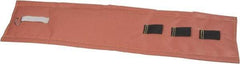 Hi-Temp - 48" High x 12" Wide x 1" Thick Coated Fiberglass Pipeline Cooling Wrap - Pink on White - All Tool & Supply