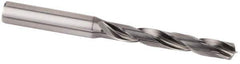 Kennametal - 17mm 135° Solid Carbide Jobber Drill - Multilayer AlCr Finish, Right Hand Cut, Spiral Flute, Straight Shank, 143mm OAL, Standard Point - All Tool & Supply