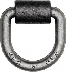 Buyers Products - Steel D-Ring with Integral Bracket - 4-1/2" Long, Gray, For Use with Cargo Control - All Tool & Supply