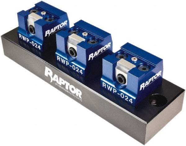 Raptor Workholding - 3/4" Jaw Width, 2-7/8" High x 10" Long x 4" Wide Dovetail Vise - For Use with 4 & 5 Axis Workholding Systems - All Tool & Supply