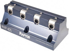 Raptor Workholding - 3/4" Jaw Width, 3" High x 8" Long x 3.8" Wide Dovetail Vise - For Use with 4 & 5 Axis Workholding Systems - All Tool & Supply