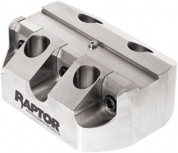 Raptor Workholding - 3/4" Jaw Width, 2" High x 5" Long x 3.9" Wide Dovetail Vise - For Use with 4 & 5 Axis Workholding Systems - All Tool & Supply