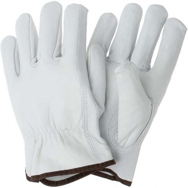 MCR Safety - Size L Leather Abrasion & Puncture Resistant Work Gloves - All Tool & Supply