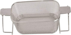 CREST ULTRASONIC - Stainless Steel Parts Washer Basket - 5.177" High, Use with Parts Washers - All Tool & Supply