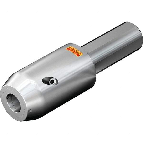 Sandvik Coromant - Cylindrical Shank, Hydraulic Tool Holder/Chuck - 48.4mm Nose Diam, 90mm Projection, 120mm Clamp Depth, Through Coolant - Exact Industrial Supply