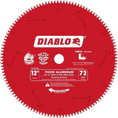 Freud - 12" Blade Diam, 120 Teeth, Carbide-Tipped Cold Saw Blade - 1" Arbor Hole Diam, 0.071" Blade Thickness - All Tool & Supply