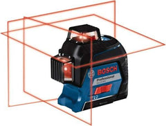 Bosch - 3 Beam 200' Max Range Self Leveling Line Laser - 3/32" at 30' Accuracy, Battery Included - All Tool & Supply