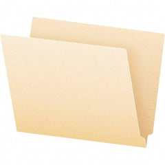 Pendaflex - 8-1/2 x 11", Letter Size, Manila, File Folders with End Tab - 11 Point Stock, Straight Tab Cut Location - All Tool & Supply