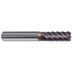 5/16" Dia. - 2-1/2" OAL - 45° Helix Firex Carbide End Mill - 6 FL - All Tool & Supply