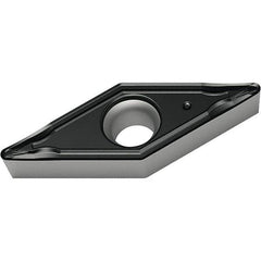 Walter - VCMT FM4 Grade WSM10S Turning Insert - TiAlN+Al2O3+(Al) Finish, 35° Rhombic, 9.53mm Inscr Circle, 4.76mm Thick, 0.4mm Corner Radius - All Tool & Supply