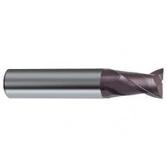 3/8 Dia. x 2 Overall Length 2-Flute Square End Solid Carbide SE End Mill-Round Shank-Center Cut-Firex - All Tool & Supply