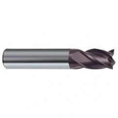 5/16 Dia. x 2 Overall Length 4-Flute Square End Solid Carbide SE End Mill-Round Shank-Center Cut-Firex - All Tool & Supply