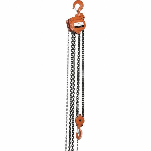 Vestil - 10,000 Lb Lifting Capacity, 15' Lift Height, Hand Hoist - Made from Chain - All Tool & Supply