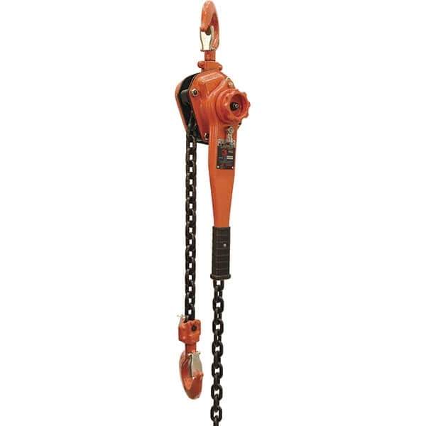 Vestil - 6,000 Lb Lifting Capacity, 10' Lift Height, Lever Hoist - Made from Chain - All Tool & Supply