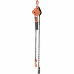 Vestil - 1,500 Lb Lifting Capacity, 5' Lift Height, Lever Hoist - Made from Chain - All Tool & Supply