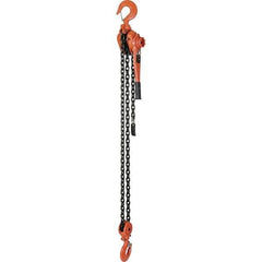 Vestil - 12,000 Lb Lifting Capacity, 5' Lift Height, Lever Hoist - Made from Chain - All Tool & Supply