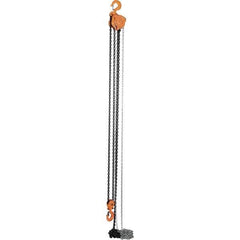 Vestil - 6,000 Lb Lifting Capacity, 20' Lift Height, Hand Hoist - Made from Chain - All Tool & Supply