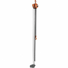 Vestil - 2,000 Lb Lifting Capacity, 15' Lift Height, Hand Hoist - Made from Chain - All Tool & Supply