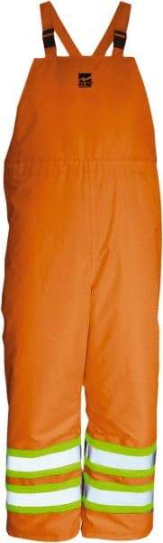 Viking - Size 3XL, High Visibility Orange, Cold Weather Bib Overall - Hook & Loop Ankle - All Tool & Supply